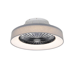 Szürke Mennyezeti Ventilátor Csillag Effektussal 47Cm Led-Del