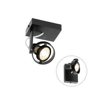 Modern Spotlámpa Fekete - Master 50 – Qazqa