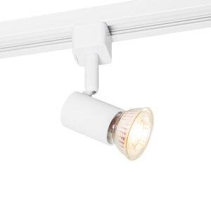 1 Fázisú Sín Spotlámpa Fehér - Jeany – Qazqa