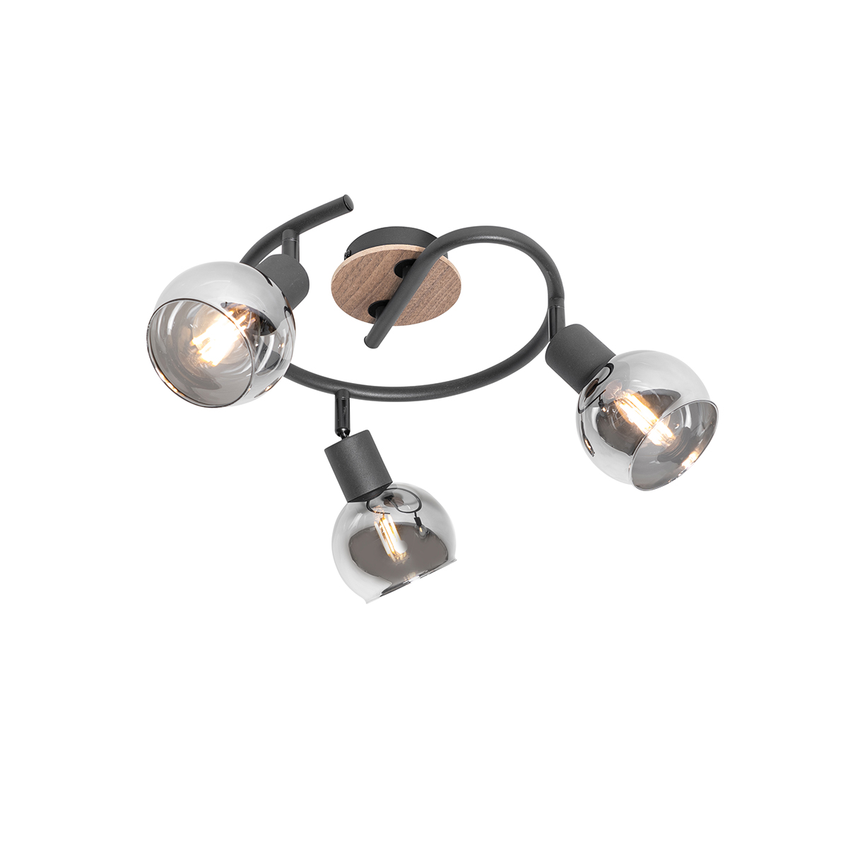 Mennyezeti Lámpa Fekete 44