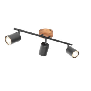 Ipari Reflektor Fekete Fával