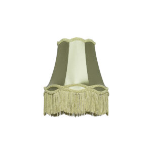 Szövet Lámpabúra Zöld 30 Cm - Granny – Qazqa