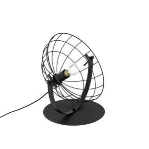 Ipari Asztali Lámpa Fekete Állítható - Hanze – Qazqa