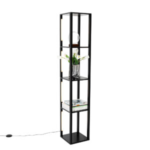 Design Állólámpa Fekete