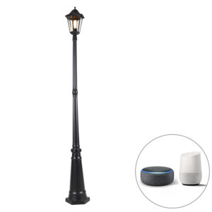 Okos Kültéri Lámpa Fekete 200 Cm Ip44 Wifi St64 - Havana – Qazqa