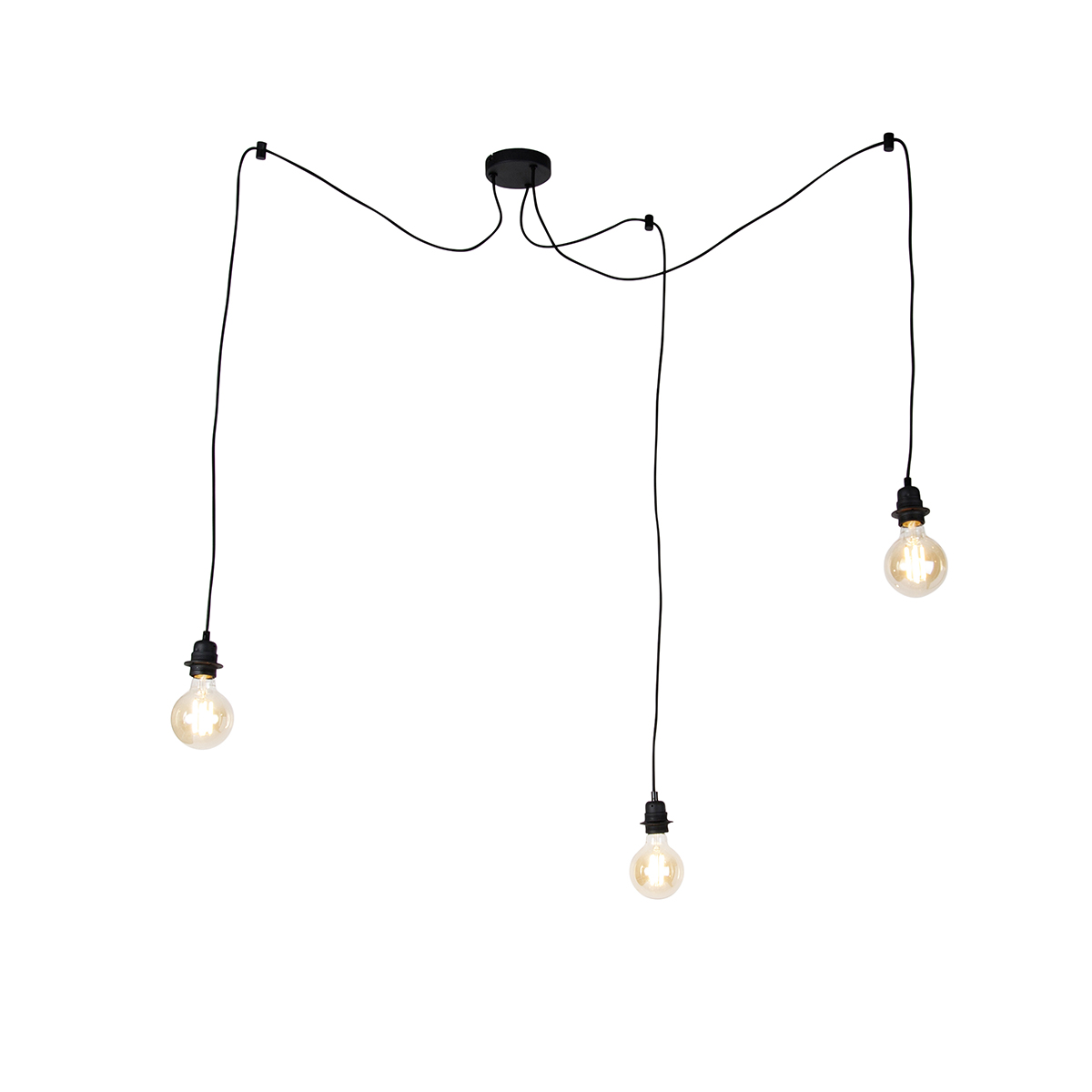 Okos Lógólámpa Fekete 3-Lámpás