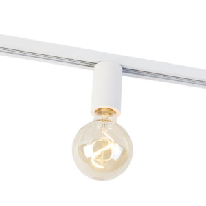 E27 foglalat sín felfüggesztéssel 1 fázisú sínhez fehér - Jeana – QAZQA