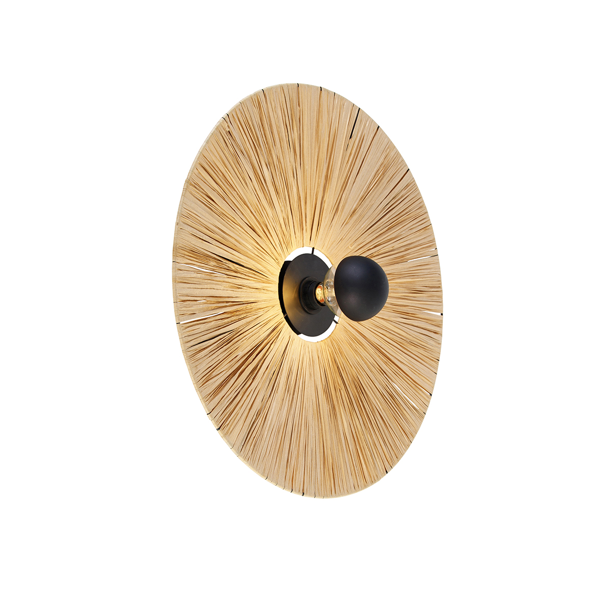 Rusztikus Fali Lámpa Fekete Kötéllel 60 Cm - Leia – Qazqa