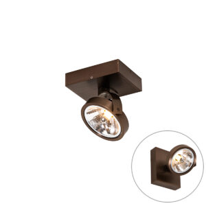 Design Spotlámpa Sötét Bronz Forgatható És Dönthető - Go – Qazqa