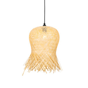 Keleti Kültéri Függőlámpa Bambuszból Ip44 - Carlos – Qazqa