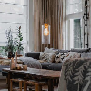 Art Deco Lógólámpa Arany Üveggel - Laura – Qazqa