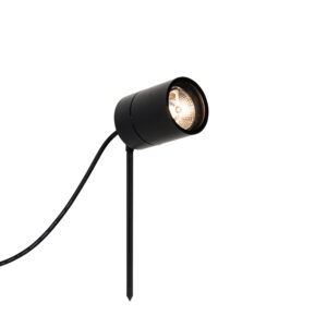 Modern Spike Spot Fekete Ar70 Állítható Ip44 - Solo – Qazqa