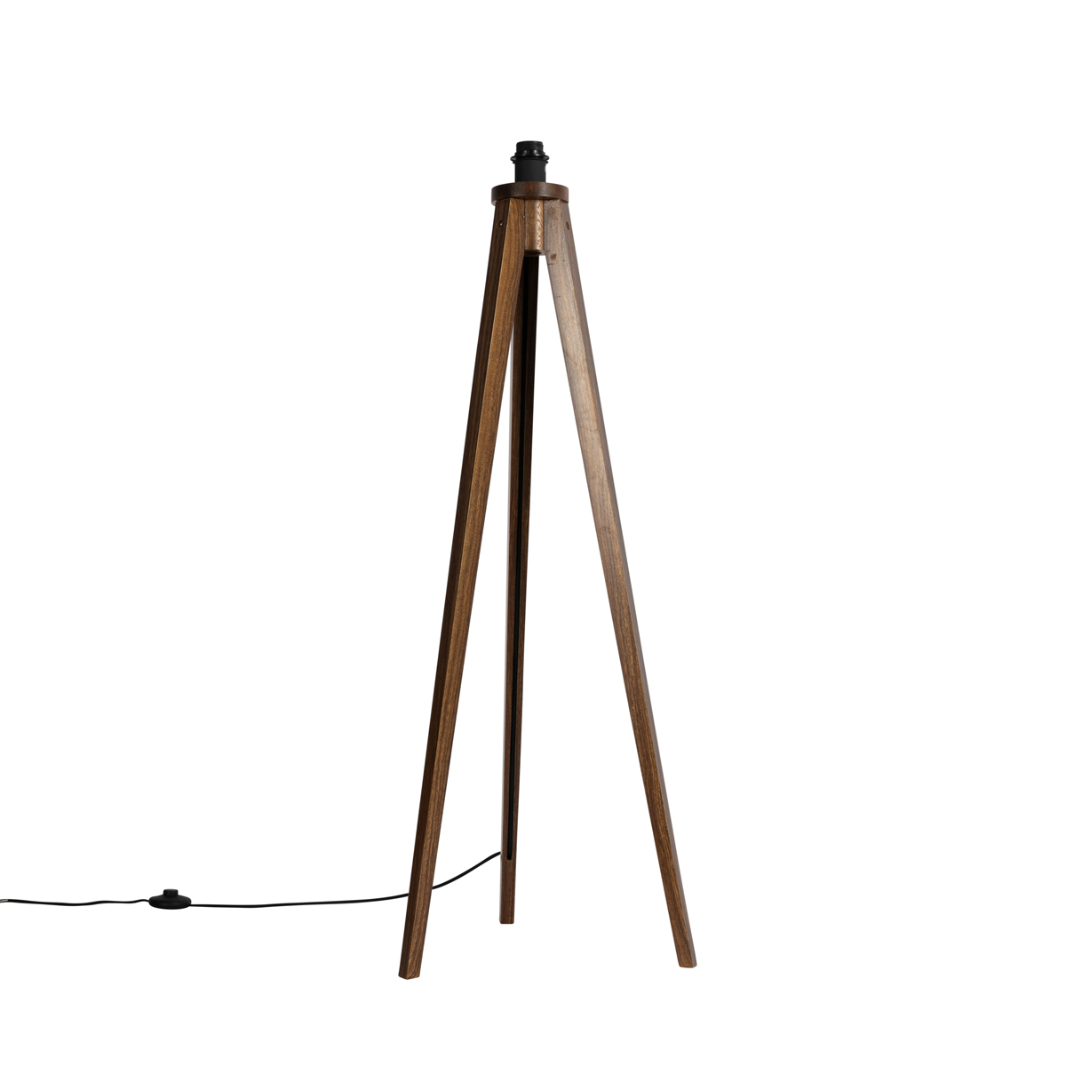 Rusztikus Állólámpa Állvány Dióból - Tripod Classic – Qazqa