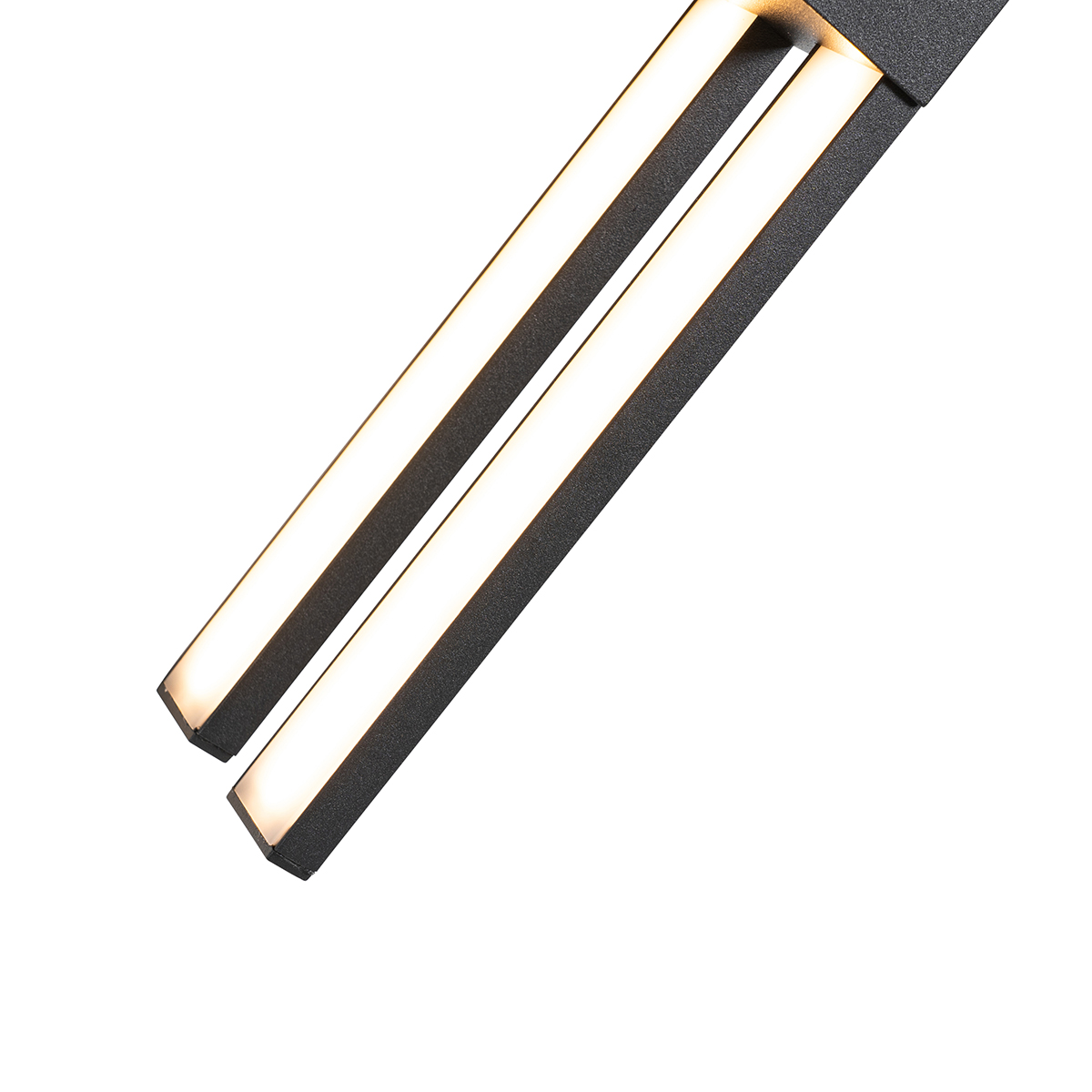 Modern Kültéri Fali Lámpa Fekete