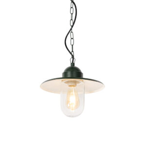 Modern kültéri függőlámpa sötétzöld IP44 - Kansas – QAZQA