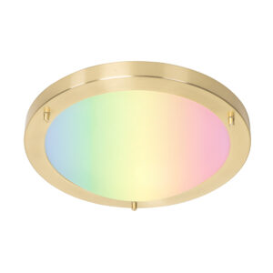 Okos mennyezeti lámpa arany 31 cm IP44 WiFi-vel A60 - Yuma – QAZQA