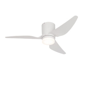 Mennyezeti ventilátor fehér 123 cm LED-del