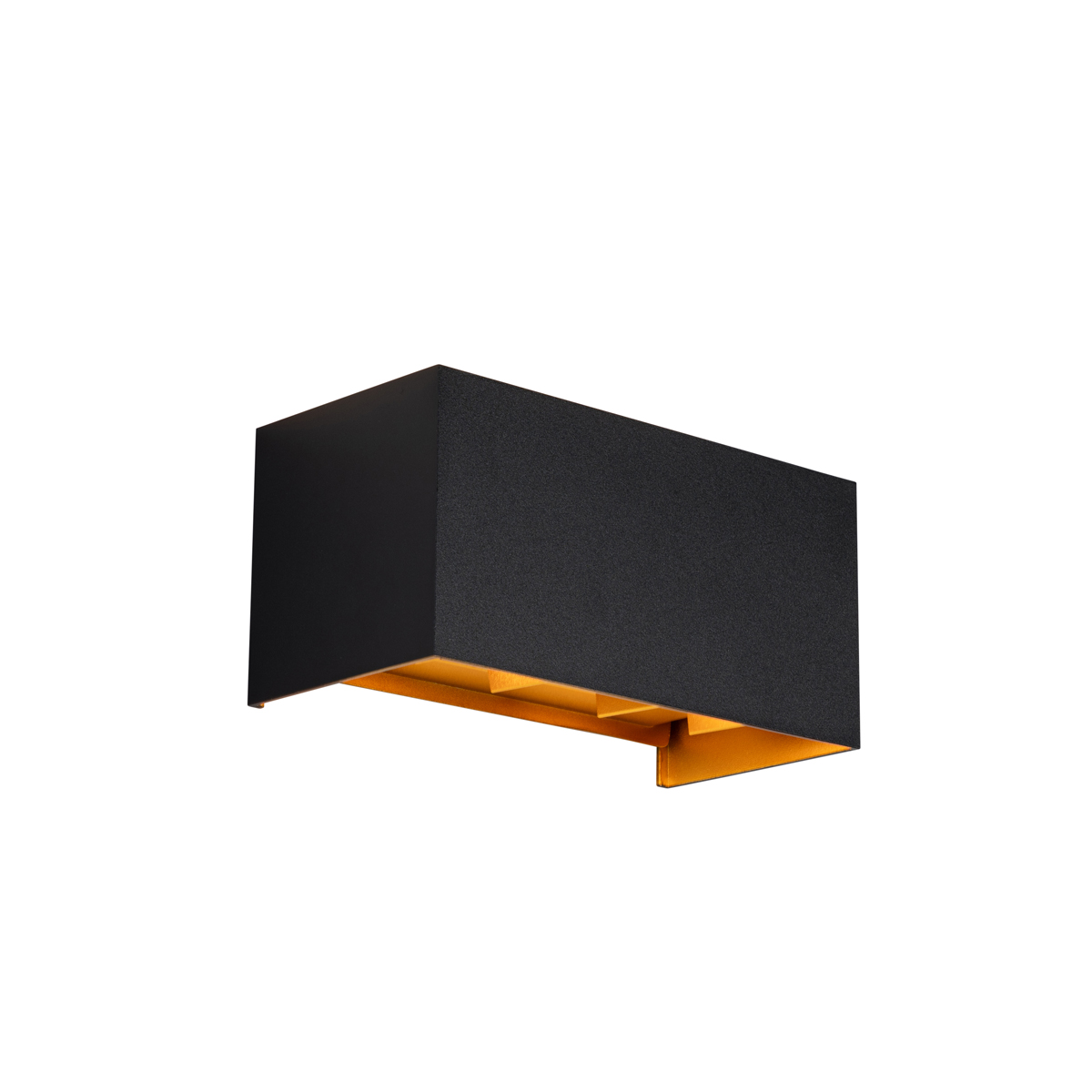 Kültéri Fali Lámpa Fekete Arannyal