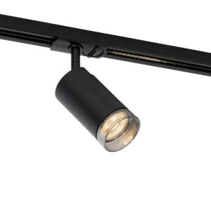 Modern Spotlámpa Füstös Gyűrűvel 1 Fázisú Sínrendszerhez Gu10 50Mm - Iconic Jeana – Qazqa