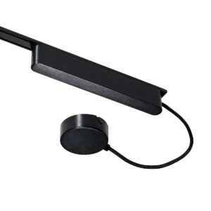 Sínrendszer Tápellátás Fekete 100W Szerelőlappal 1 Fázisú - Magnetic – Qazqa