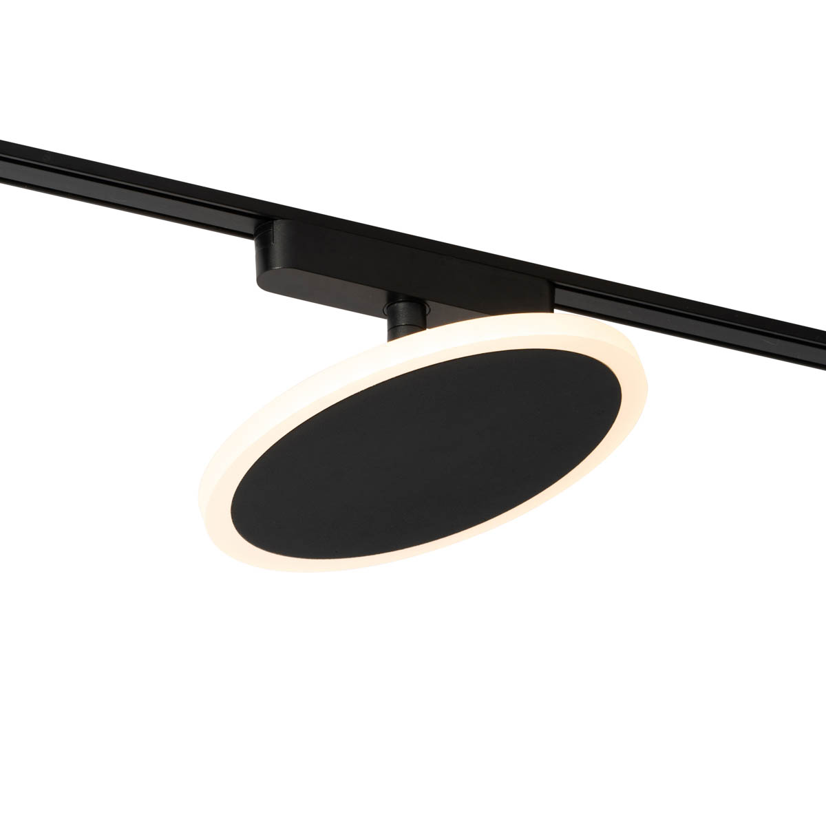 Modern Fekete Spotlámpa 1 Fázisú Sínrendszerhez