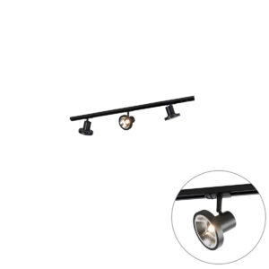 Modern Sínrendszer 3 Fekete Spotlámpával