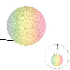 Okos Kültéri Lámpa Szürke 25 Cm Ip65 Wifi A60-Nal - Nura – Qazqa