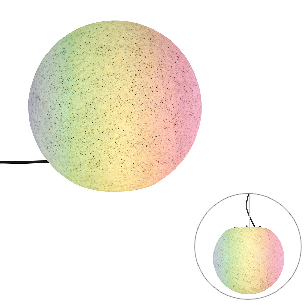 Okos Kültéri Lámpa Szürke 35 Cm Ip44