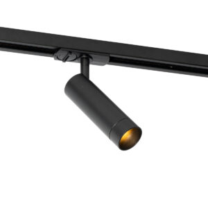 Modern Fekete Reflektor 1 Fázisú 35 Mm-Es Sínrendszerhez - Iconic Jeana Luxe – Qazqa