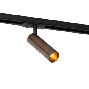 Modern Spot Sötét Bronz Színben 1 Fázisú Sínrendszerhez 35 Mm - Iconic Jeana Luxe – Qazqa