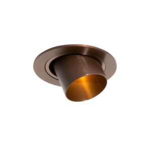 Modern Beépíthető Spotlámpa Sötét Bronz Gu10 35 Mm Kerek Dönthető - Installa – Qazqa