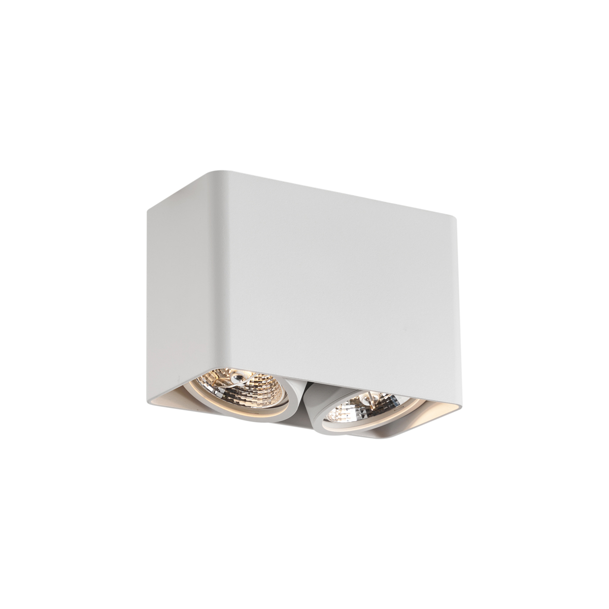 Design Felületre Szerelt Spotlámpa Fehér Gu10 70Mm 2-Lámpás Forgatható És Dönthető - Vox – Qazqa