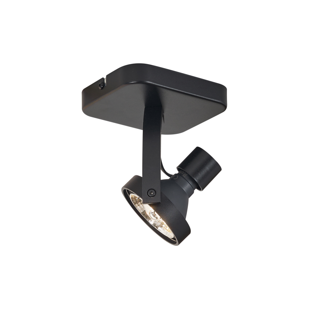 Design Mennyezeti Spotlámpa Fekete Gu10 70Mm Forgatható És Dőnthető - Vo – Qazqa