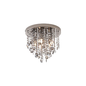 Klasszikus mennyezeti lámpa fekete füstüveggel - Medusa – QAZQA