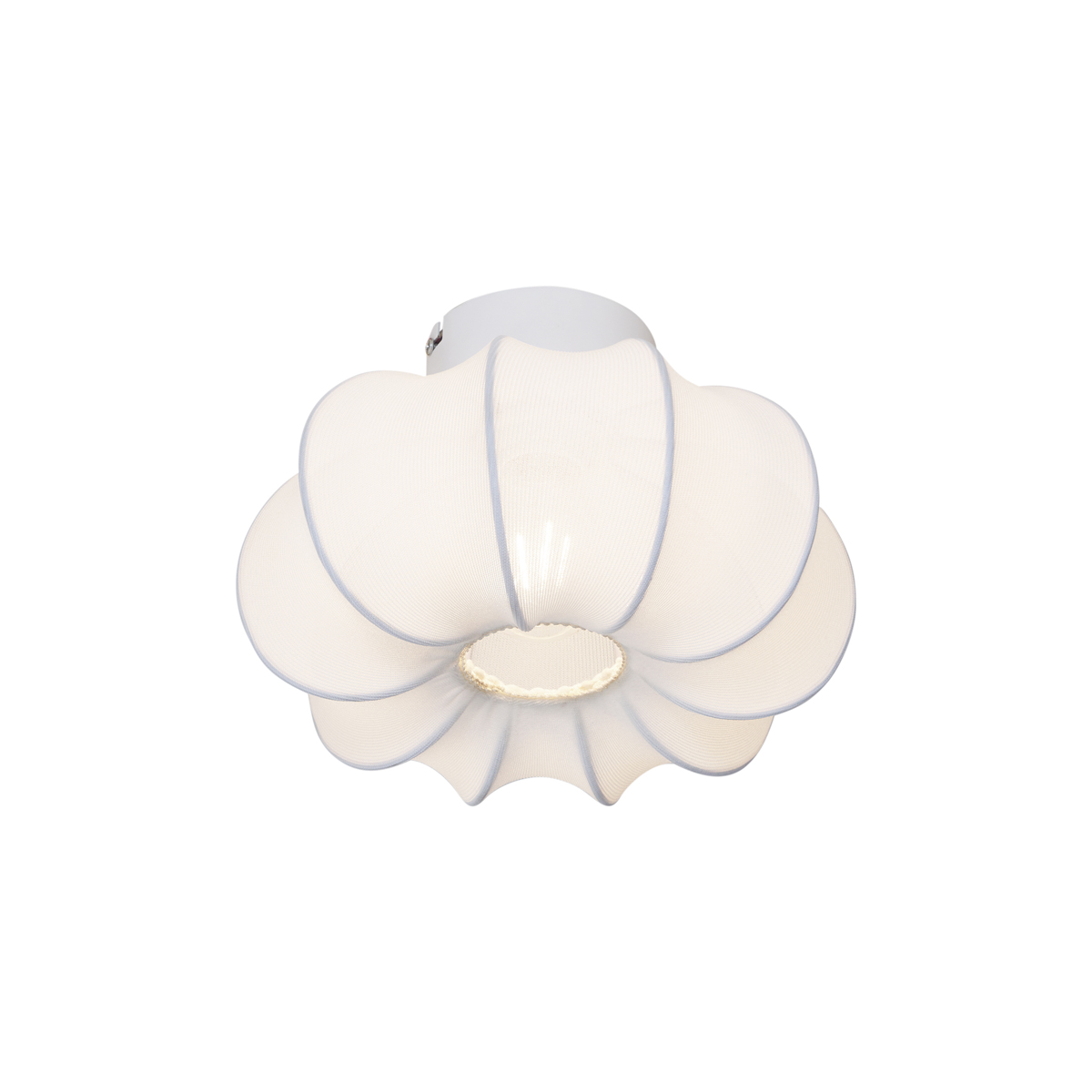 Japandi Mennyezeti Lámpa Fehér 27 Cm - Plu Asyesha – Qazqa