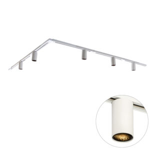 Modern Sínrendszer 5 Fehér Spotlámpával