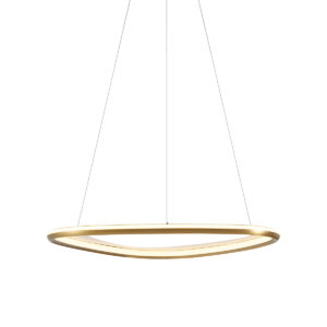 Design Függőlámpa Arany 3 Lépésben Dimmelhető - Organico – Qazqa