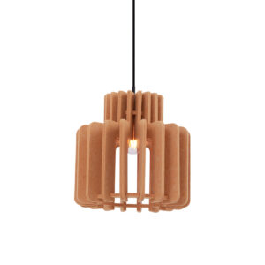 Retro Függőlámpa Narancssárga - Felt – Qazqa