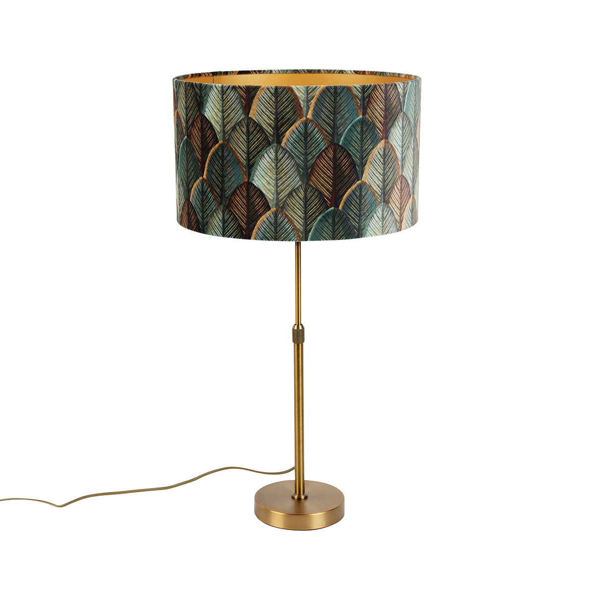 Asztali Lámpa Bronz Színű