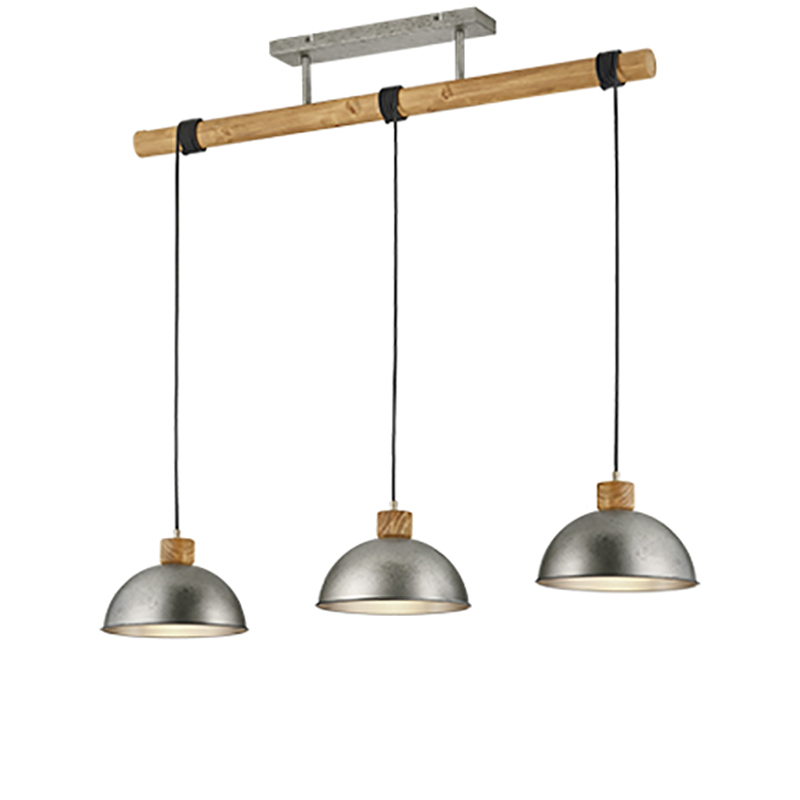 Ipari Függőlámpa Acél 3-Lámpás - Arti – Trio Leuchten