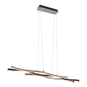 Design függőlámpa fekete ezüsttel