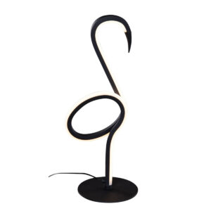 Dizájner asztali lámpa fekete