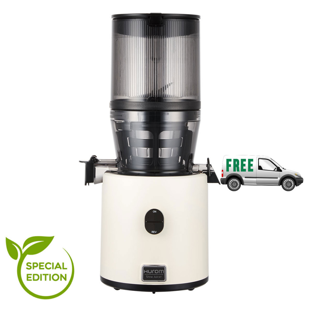 Hurom H330P Premium Slow Juicer (Elefántcsont) + Juice Biblia – Hurom