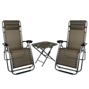 2 db zéró gravitáció kerti szék asztallal – Timeless Garden