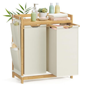 2 rekeszes szennyestartó kosár – Timeless Home